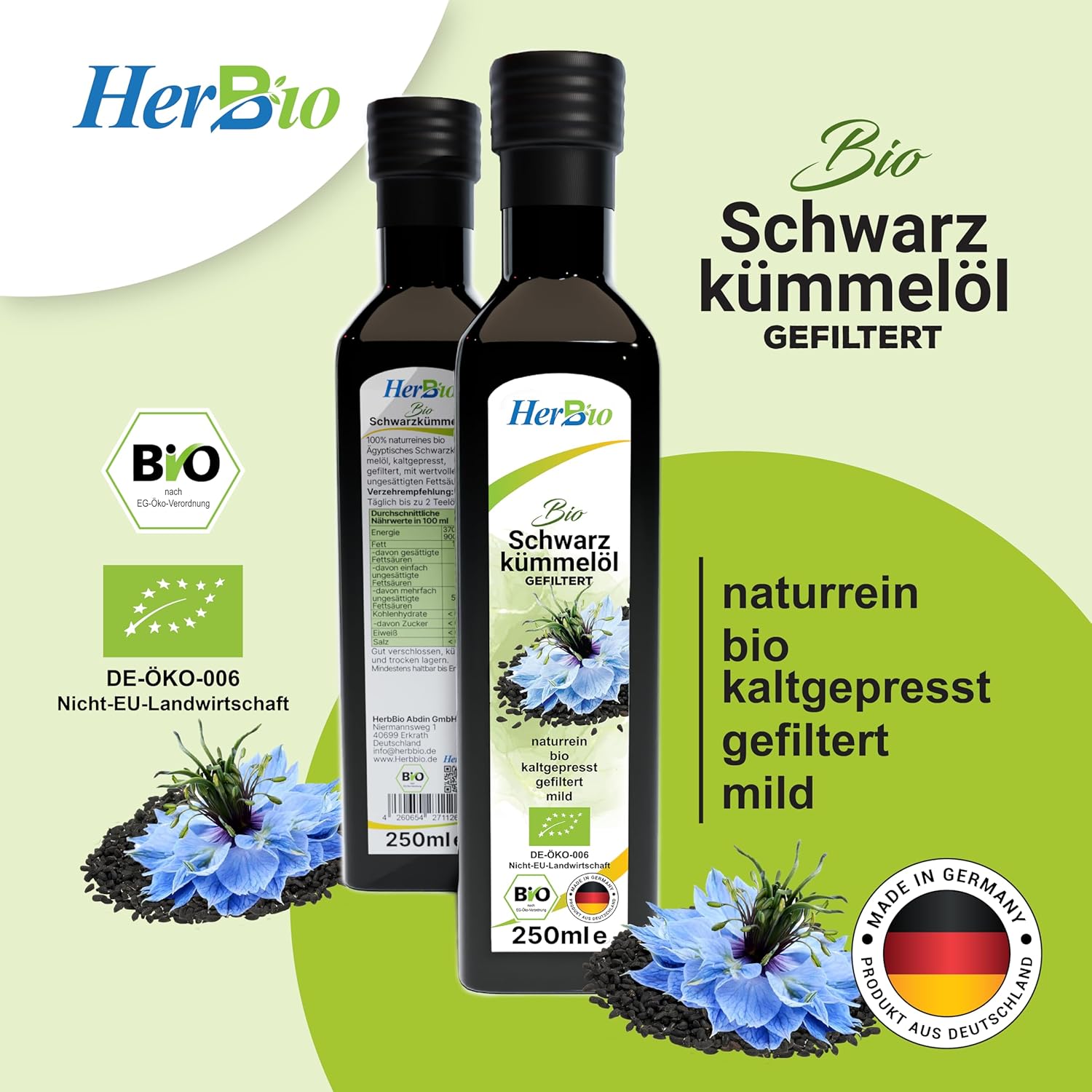 Schwarzkümmelöl 100ml Bio