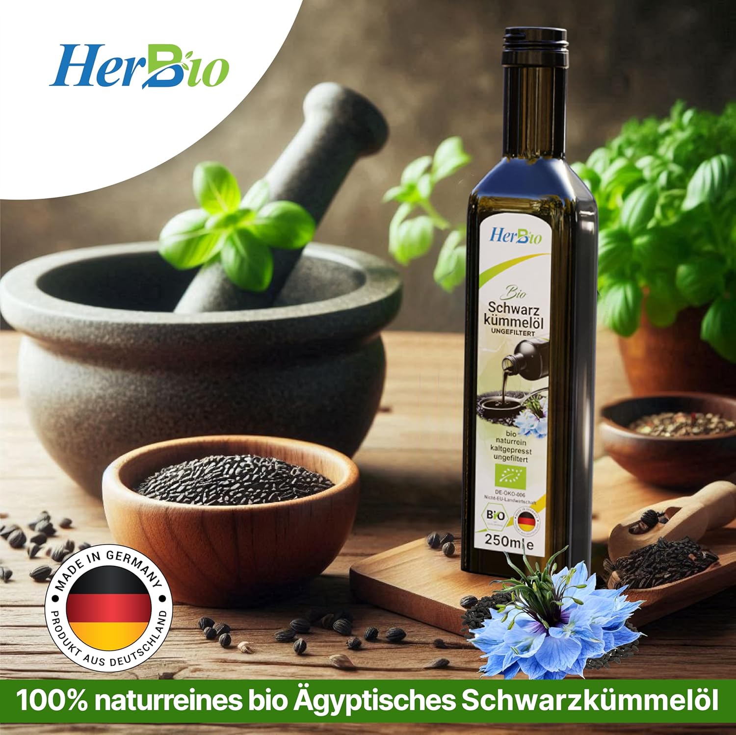 Schwarzkümmelöl100ml Bio ungefilter