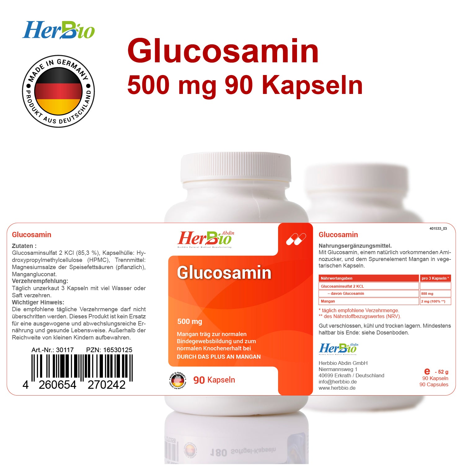 Glucosamin 500mg