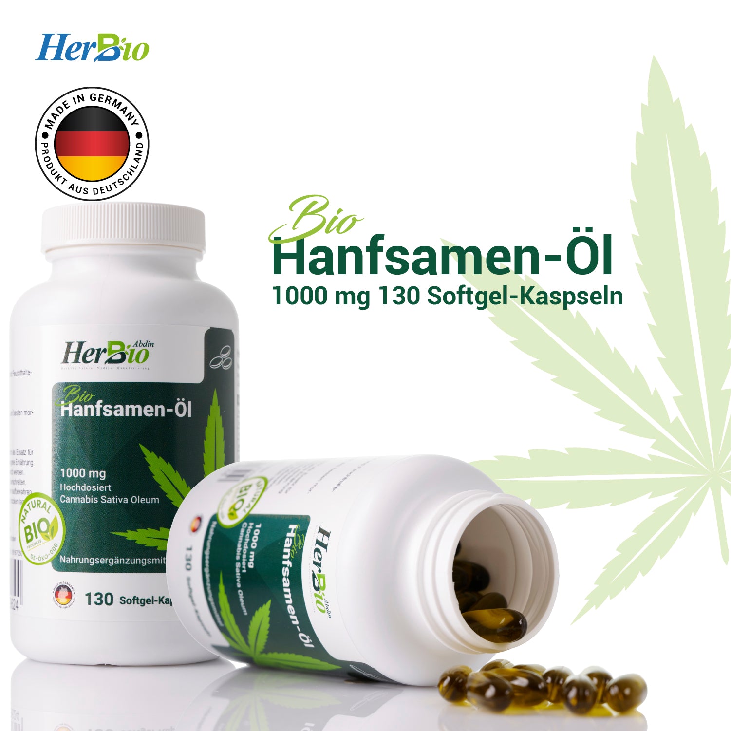 Hanfsamenöl Kapseln