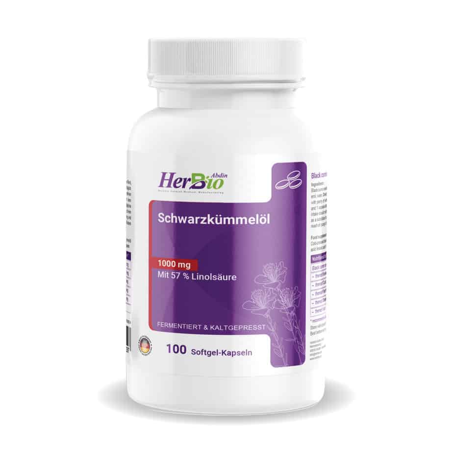 Schwarzkümmelöl Kapseln Kaltgepresst, hochdosiert - Made in Germay