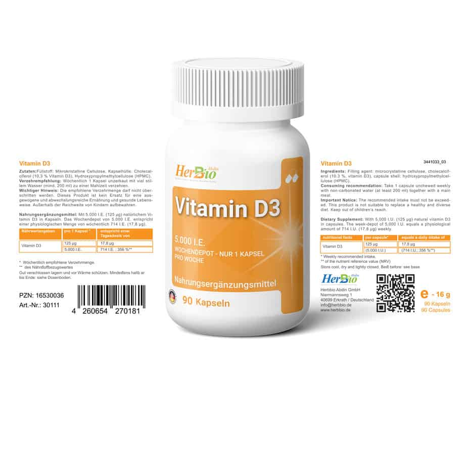 Vitamin D3 5000 I.E  35g