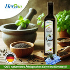 HerbBio Äthiopisches Schwarzkümmelöl gefiltert 250ml – reich an