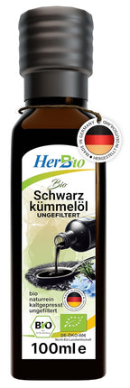 Schwarzkümmelöl 100ml Bio ungefiltert – Hochwertiges Naturprodukt