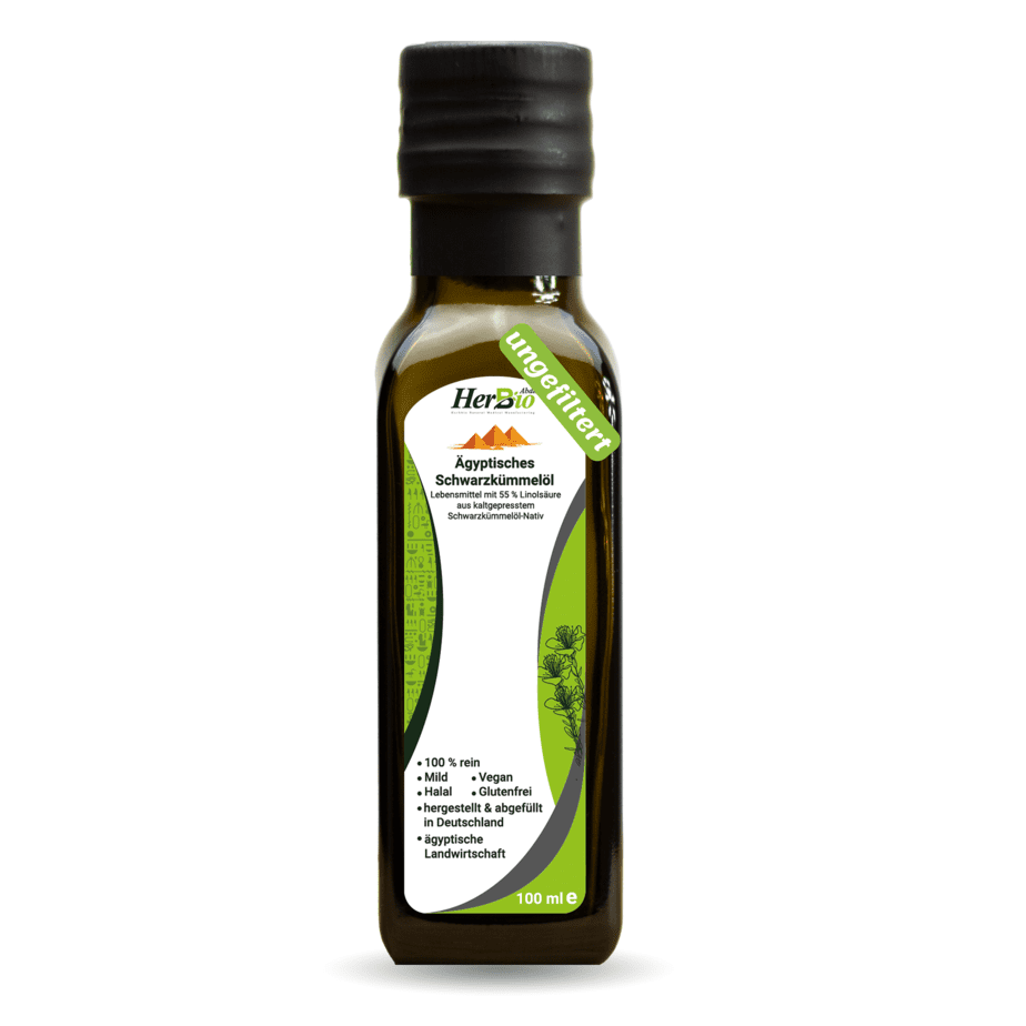 Ägyptisches ungefiltertes Schwarzkümmelöl 100 ml