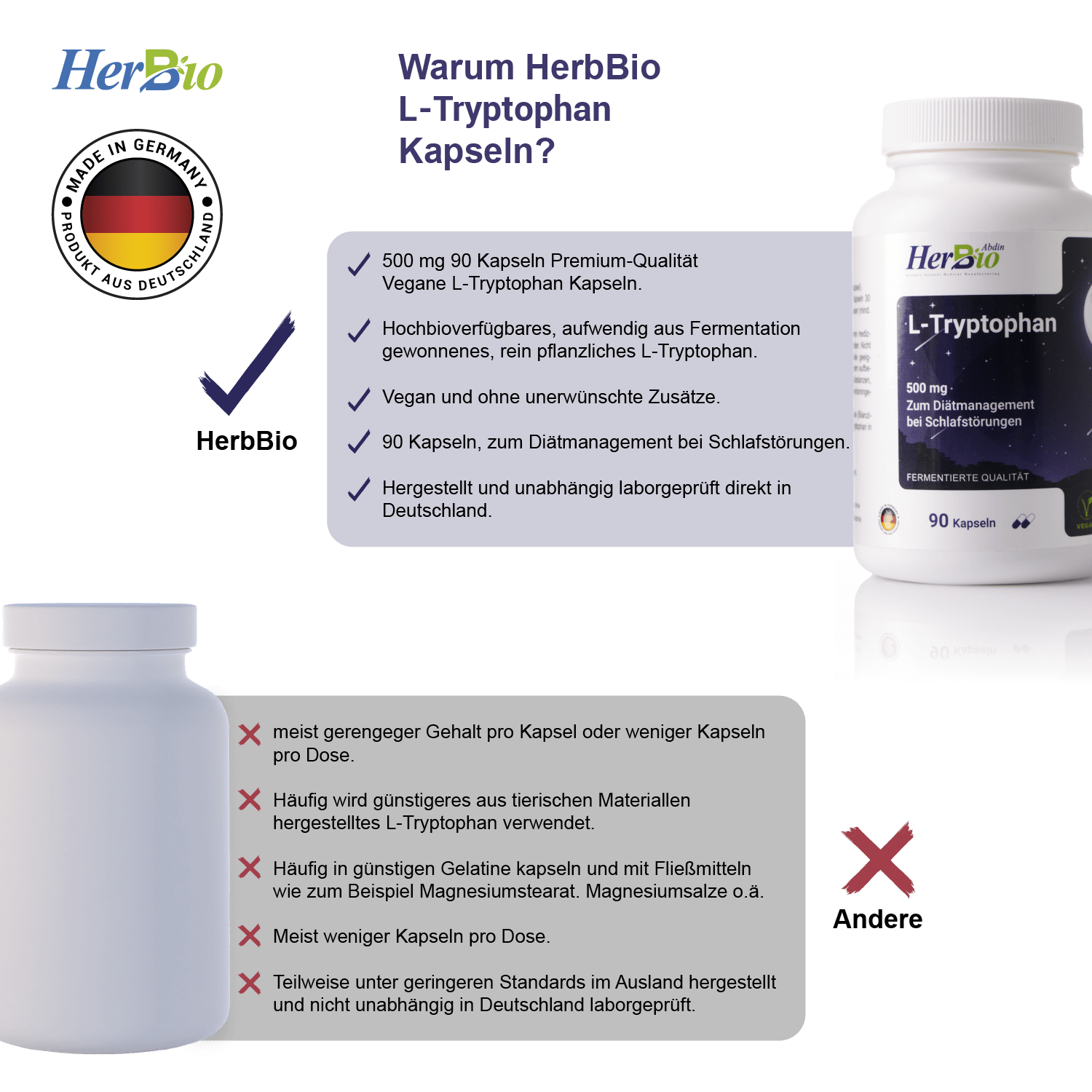 L-Tryptophan 500mg