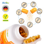 Capsules de curcumine biologique à haute dose 2 000 mg - 180 capsules végétaliennes avec 95 % de curcuminoïdes et de biopérine - Approvisionnement pour 3 mois - Testées en laboratoire et certifiées biologiques