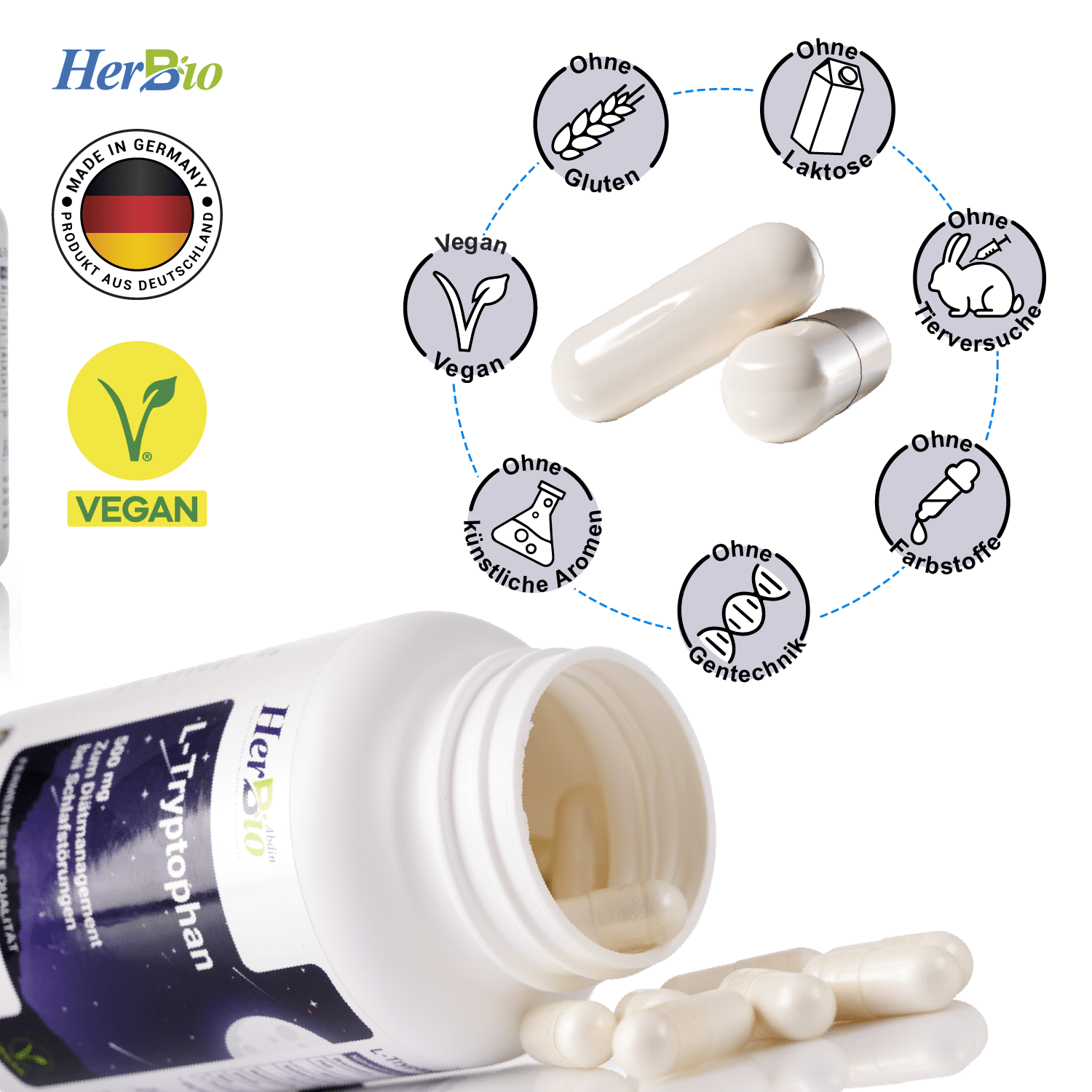 L-Tryptophan 500mg