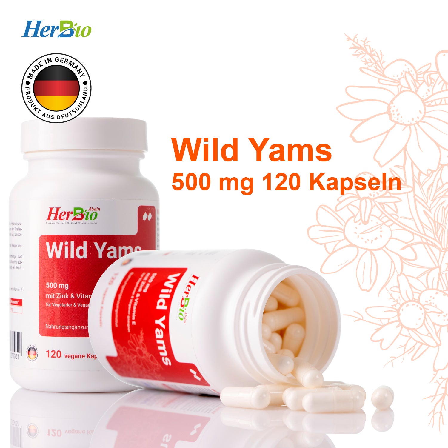 Wild Yams 500mg