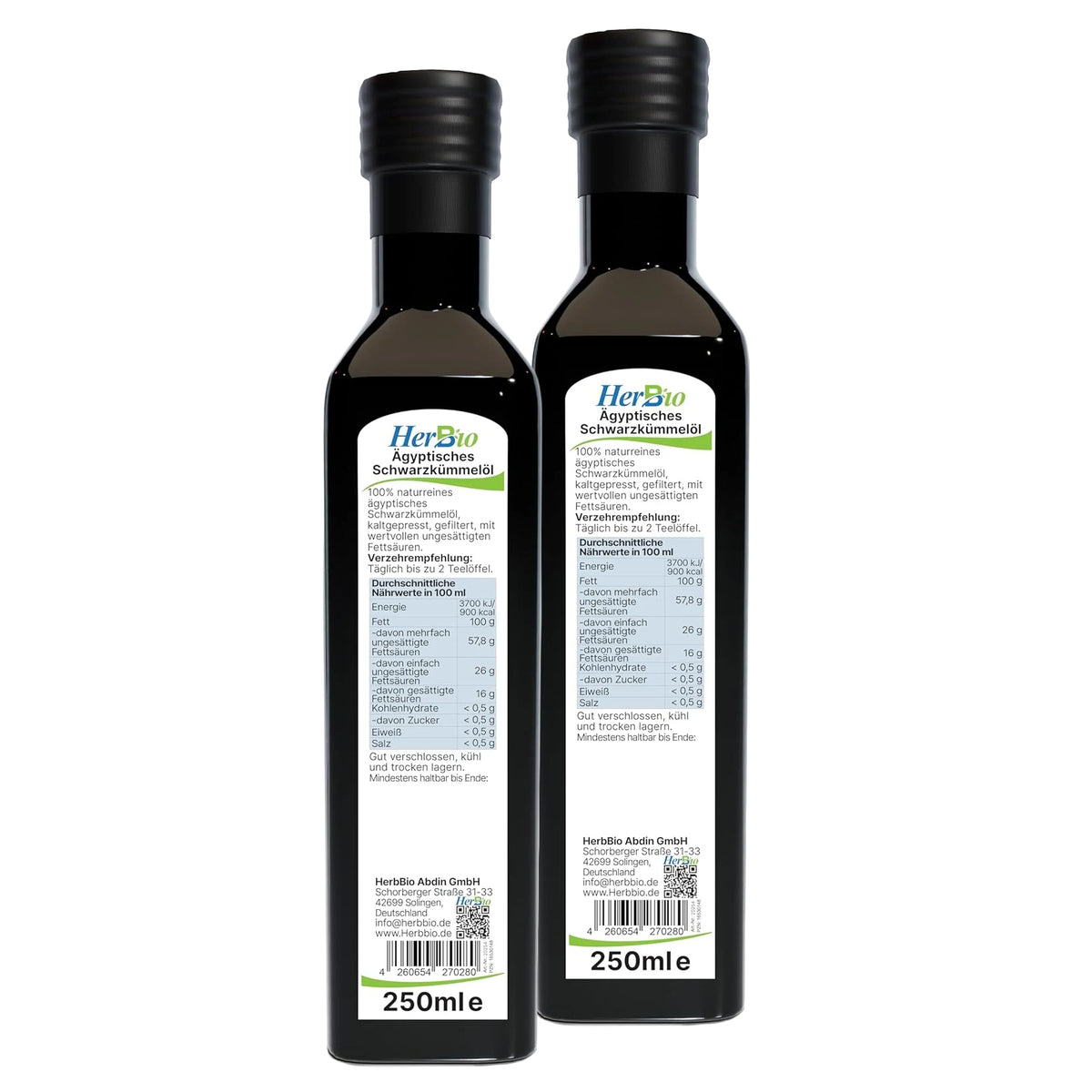 2er Pack von Ägyptisches Schwarzkümmelöl gefiltert 250ml #1