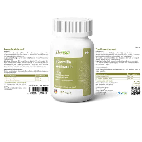 Boswellia Weihrauch 450mg