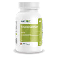 Glucomannan HOCHDOSIERT 1000mg - 90 Vegane Sättigungskapseln - 84% Glucomannan aus Konjac-Wurzel - 3 Monate Vorrat - Made in German