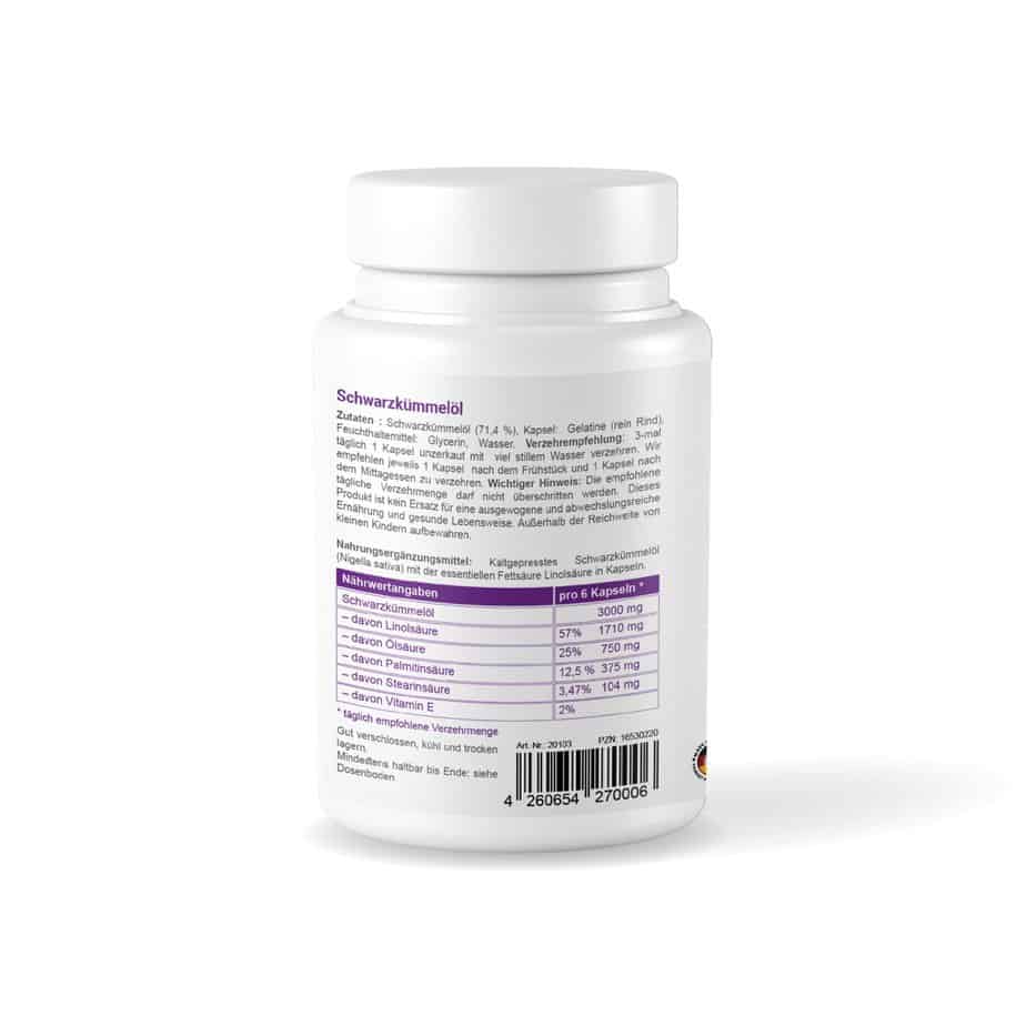 Schwarzkümmelöl 500mg